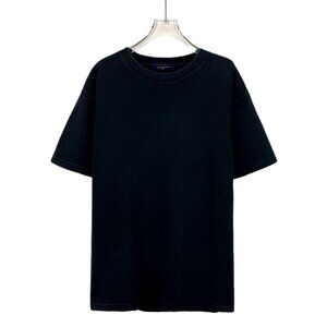 Louis Vuitton Staples Edition Black Crewneck T-Shirt M Cotton Blend Unisex